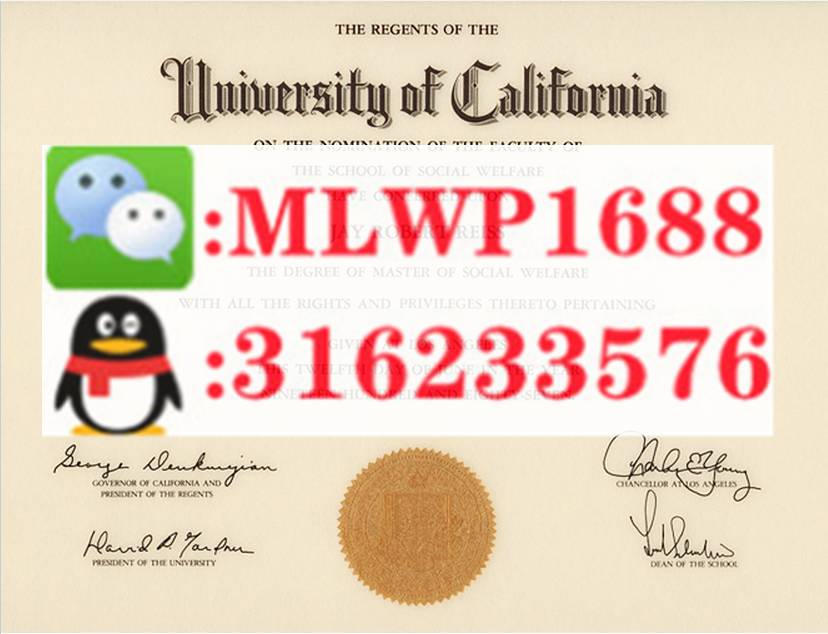 加州大学圣克鲁兹分校 University of California, Santa Cruz 毕业证模版 成绩单样本